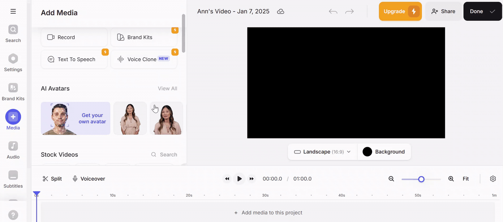 Veed AI video generator