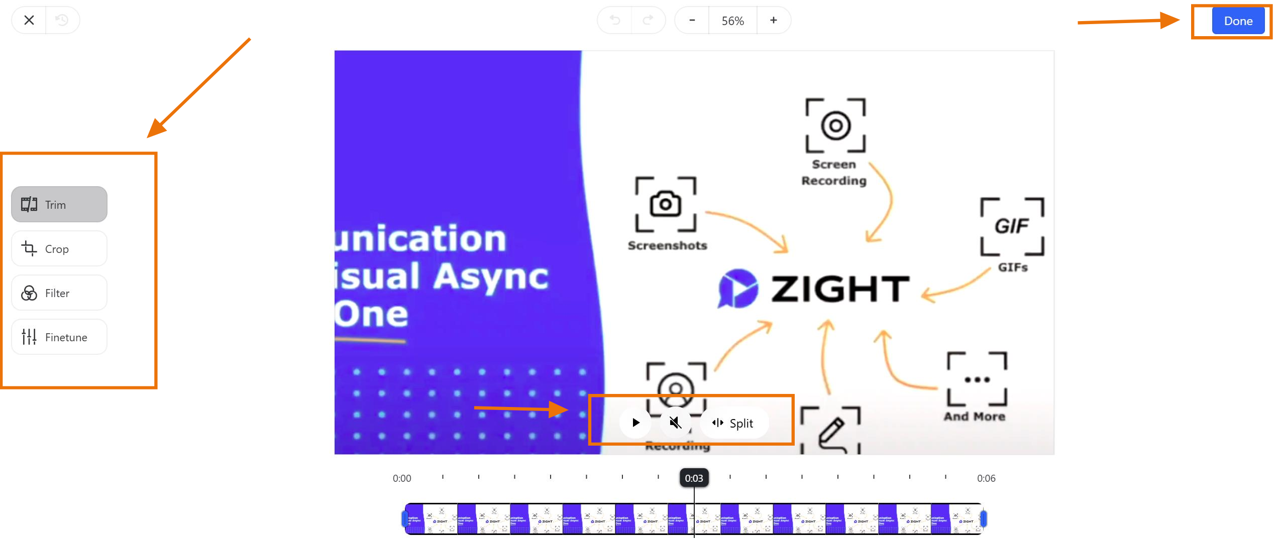 Editing your voice over with Zight